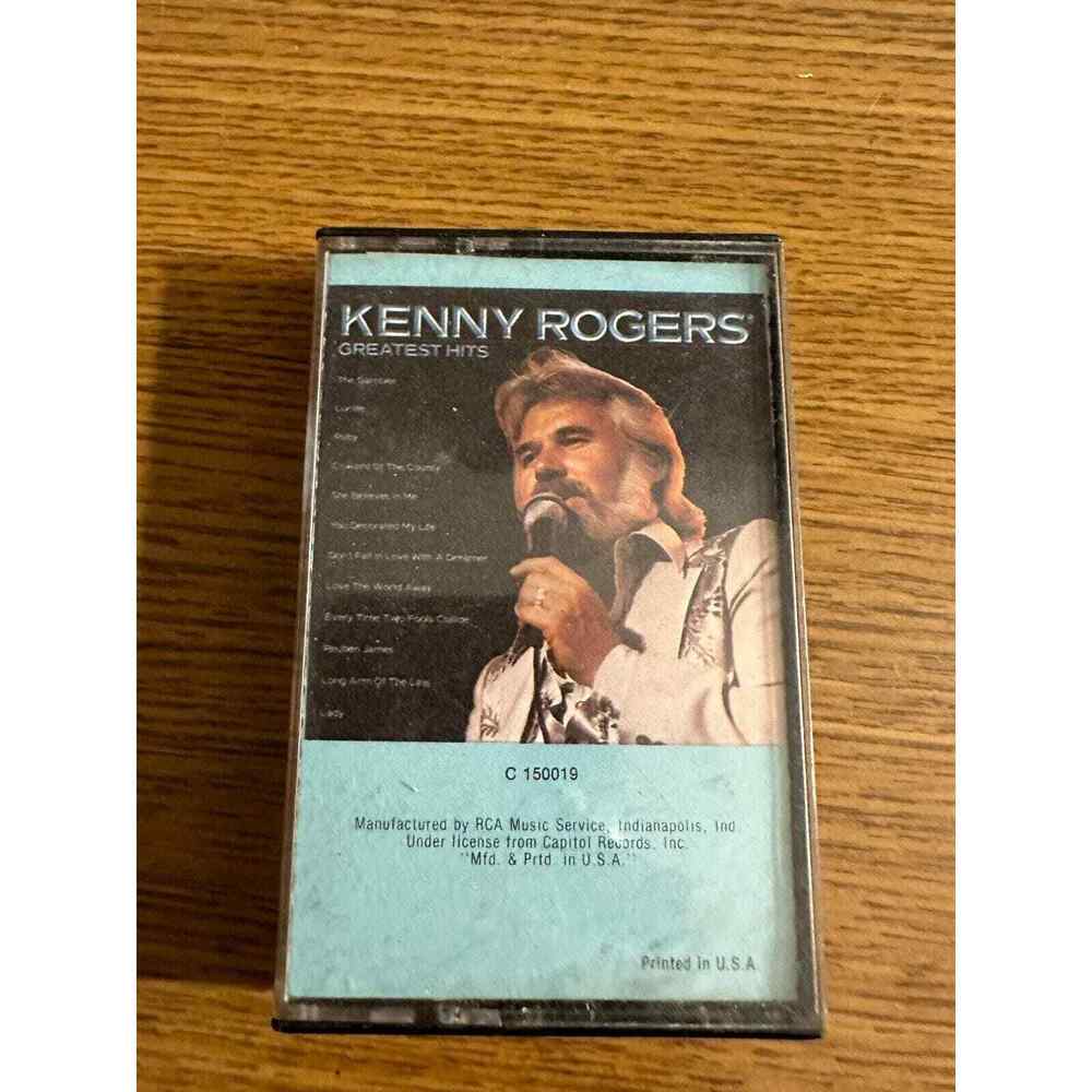 Kenny Rogers Greatest Hits Cassette Tape 4LOO 1072 C150019